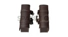 Royal Enfield Interceptor 650 Mounting Rails With Pannier Bags Pair Brown  - SPAREZO